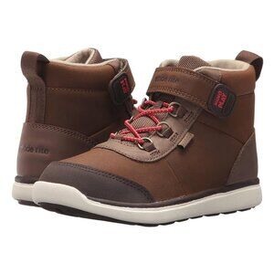 New Stride Rite Made2Play Duncan Boys Fashion Ankle Boots Leather Brown 3M
